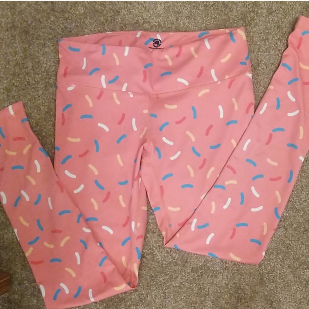 Feed me fight me sprinkle leggings
